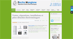 Desktop Screenshot of electromangione.com